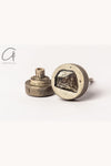 Parts of Four Stud Earrings 0.2 CT, Diamond Plate 1235-7-DA+DIA